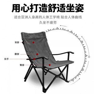 涤棉帆布小川折叠椅便携靠背椅户外中川椅露营钓鱼帆布久坐椅子