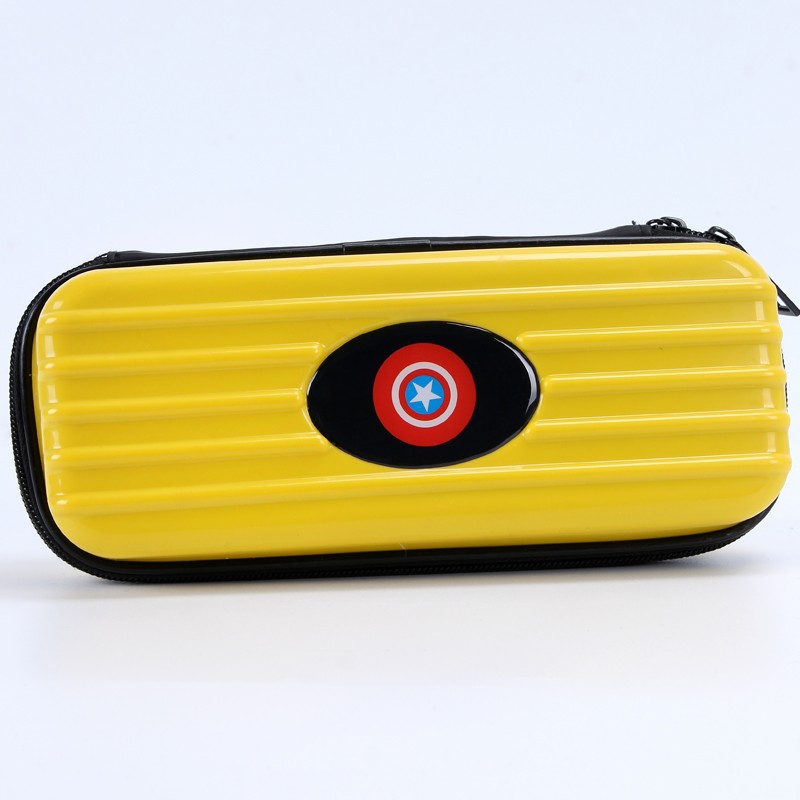 可定制硬壳笔袋大容量文具盒男女孩小学生铅M笔盒密码锁包邮行李