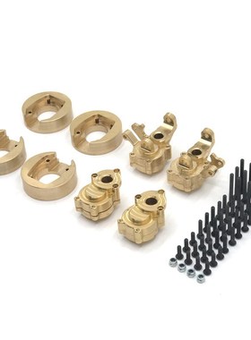 易控 YK4102 4103 4082 6101 遥I控车 升级改装 黄铜 配重 前后杯