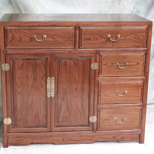 门榫卯两仿古卧室衣柜纯实木木老榆木一五斗柜文制包邮中式