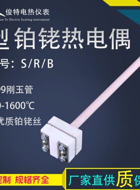 10铑0温度传感器玉-13013WR探头PWRS温P-刚高陶瓷热电偶0S型型/铂