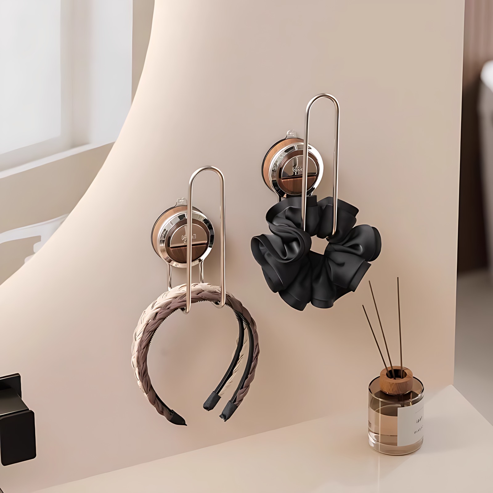 吸盘收纳架首饰挂钩神器