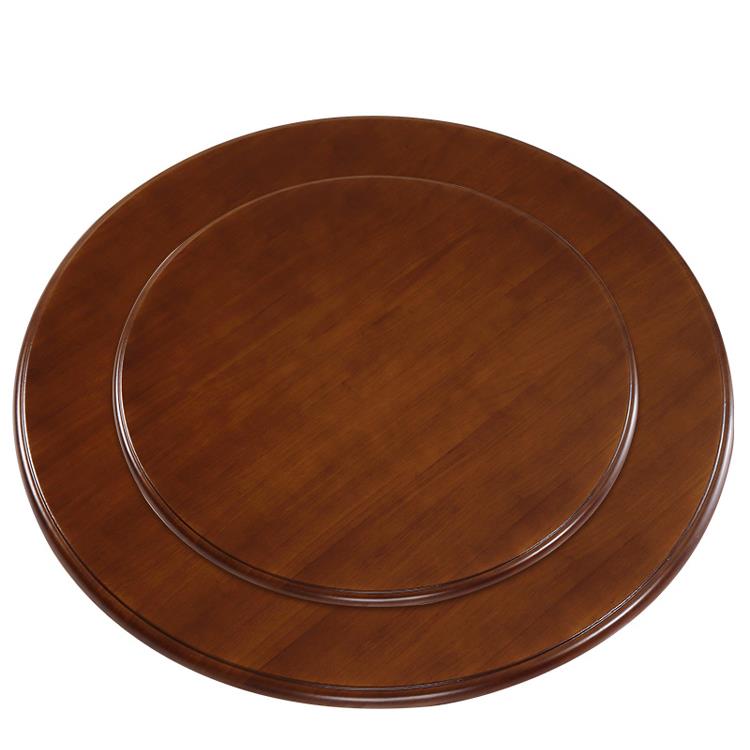 实木圆桌面家用大圆桌面带转盘10人15人饭桌麻将桌方桌圆形台面板