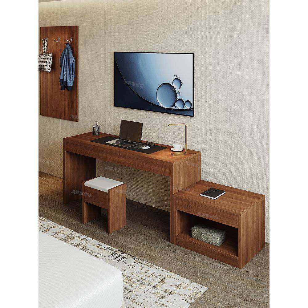 酒店宾馆电视柜组合单间标间全套家具客房旅馆公寓民宿专用桌定制