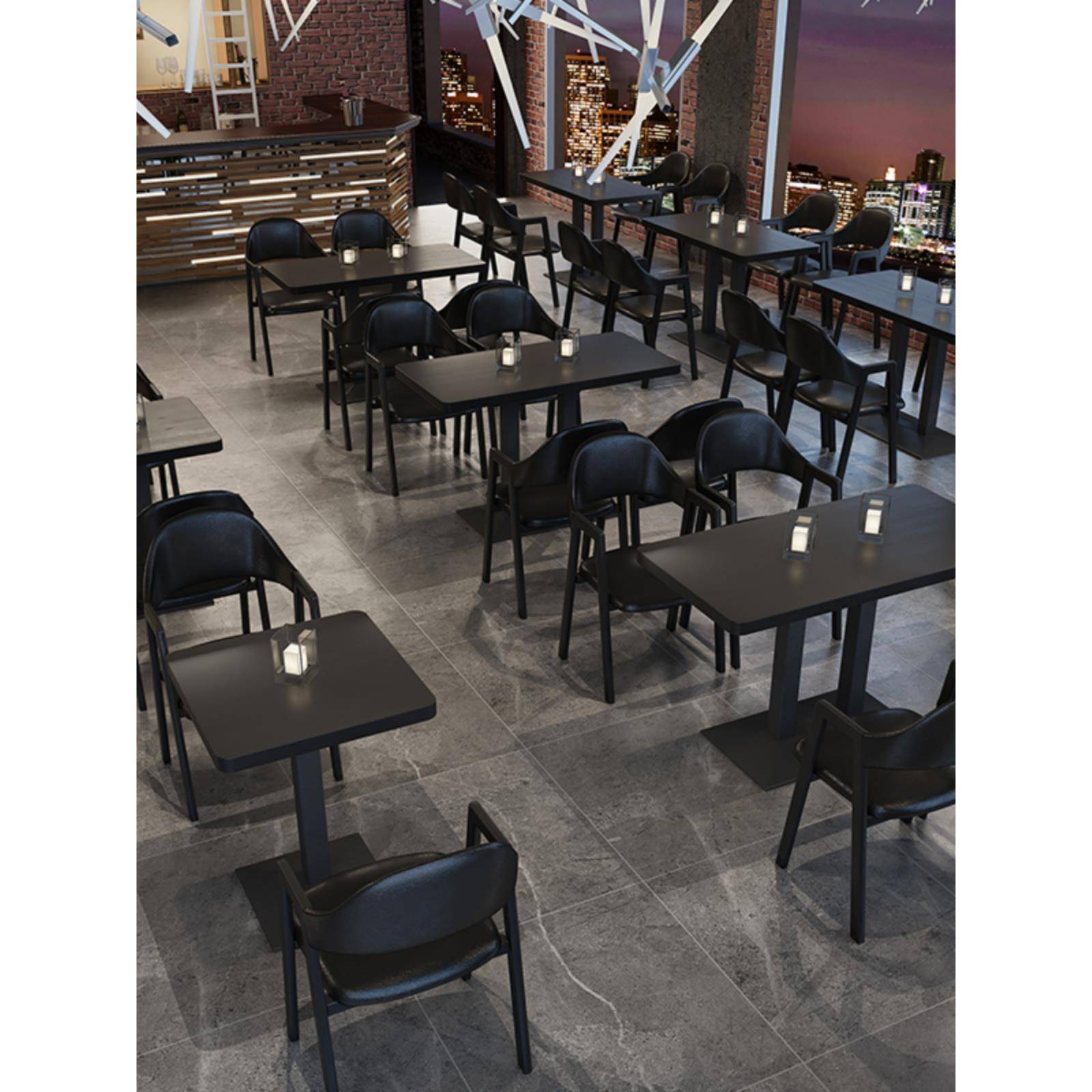 复古音乐酒吧清吧专用桌子夜店工业风酒馆桌椅西餐咖啡烧烤店长桌