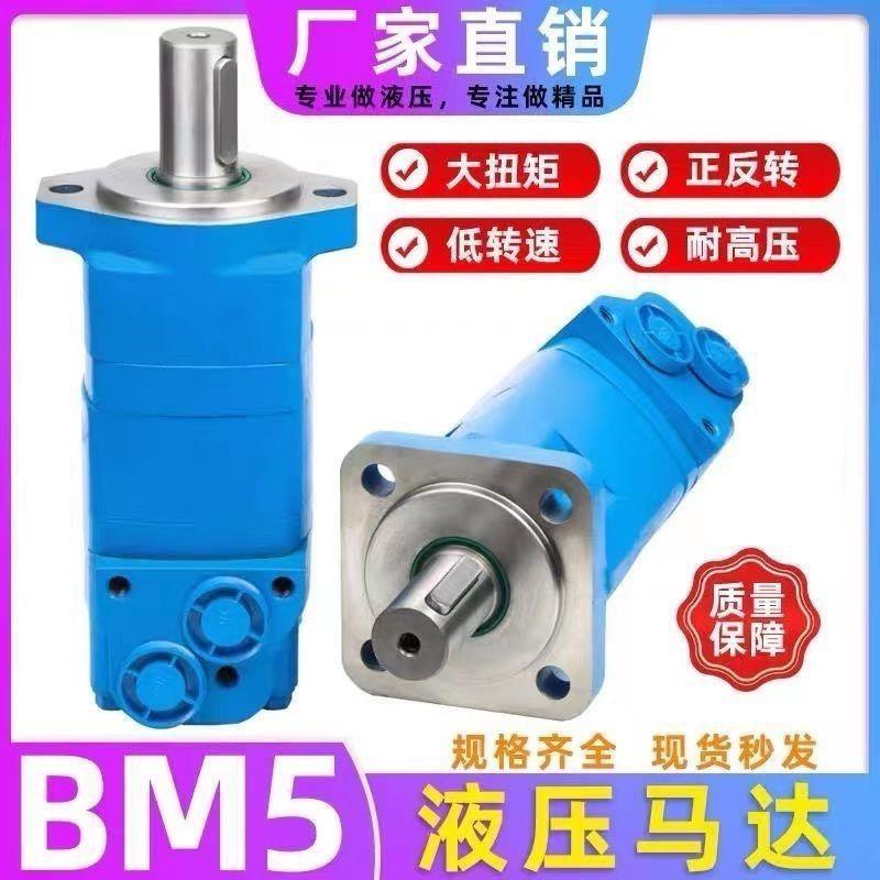 BM5液压马达转速行走绞盘扭矩反转绞车卷扬机扫雪吊车厂家直销