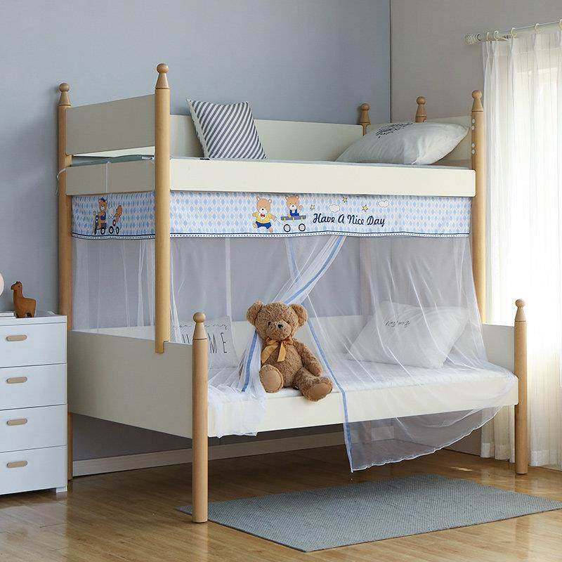 高低床儿童蚊帐男孩 学生宿舍上下铺蚊帐女孩 双层子母床蚊帐下铺,床上用品,蚊帐,淘宝优惠券,粉丝福利购,淘宝优惠卷