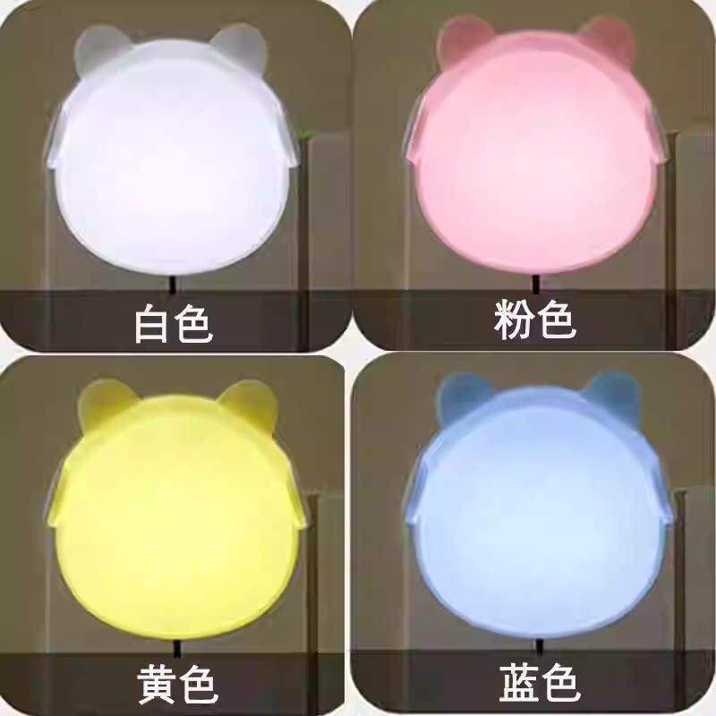 光控小夜灯插电式 LED节能床头灯 婴儿房适用创意迷你夜灯