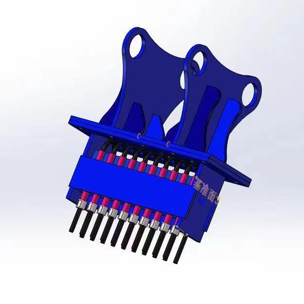 隧道用仰拱清渣器 挖机钢刷厂家 隧道金刚刷高效快隧道清洗机