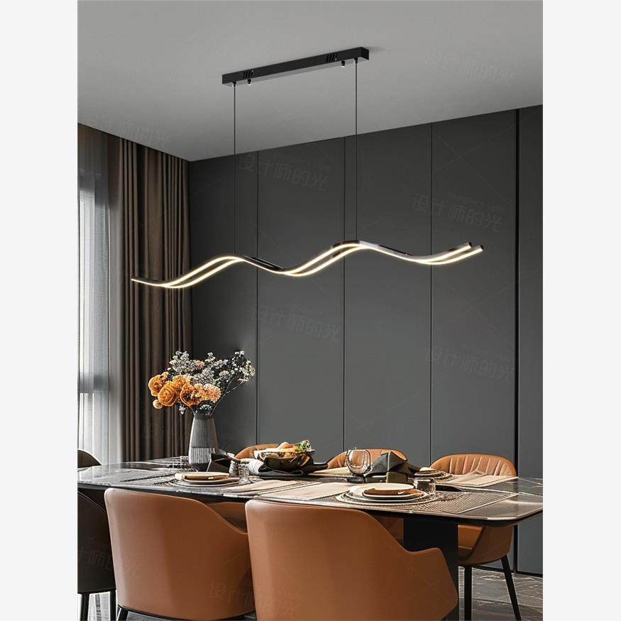 餐厅吊灯现代简约家用茶室饭厅餐桌吧台吊灯设计师长条办公室吊灯,家装灯饰光源,护眼吊灯,淘宝优惠券,粉丝福利购,淘宝优惠卷