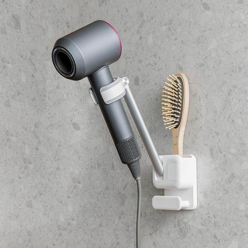 铝合金懒人吹风机支架浴室卫生间免打孔旋转免手拿风筒收纳置物架,家庭/个人清洁工具,吹风机置物架,淘宝优惠券,粉丝福利购,淘宝优惠卷