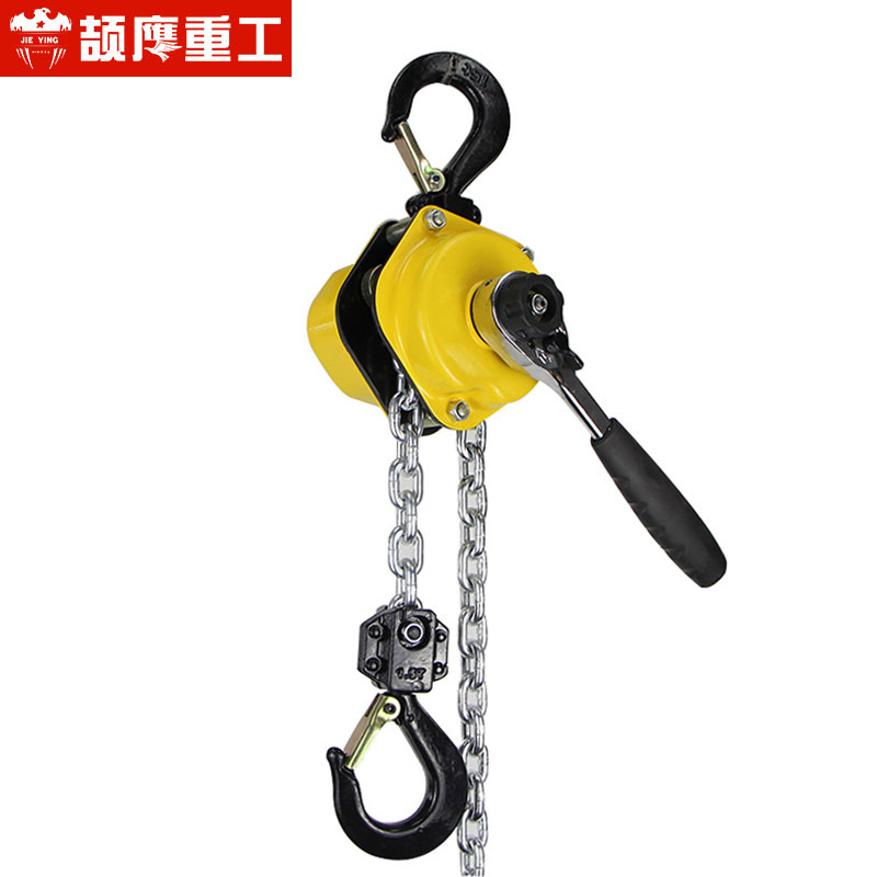 颉鹰微型便携手扳手动链条葫芦3米6m环链小型手摇倒链0.5吨1t吊机