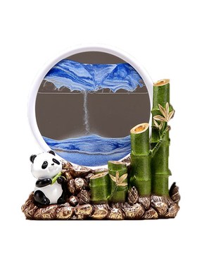 新中式节节高升流沙画摆件家居客厅玄关沙漏装饰摆设乔迁新居礼品