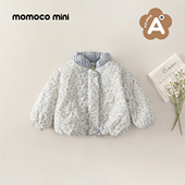 婴幼儿洋气加厚保暖 新款 MOMOCO 玛米玛卡女宝宝棉服外套2026冬季