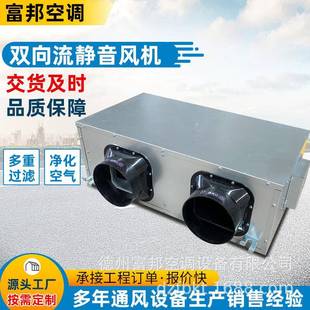 新风净化系统 双向流新风换气机商用静音送风油烟净化一体机吊顶式