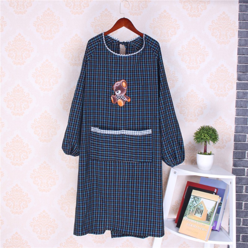 纯棉围裙加肥加大码胖妹妹胖哥哥罩衣200斤可穿厨房做饭可爱包邮