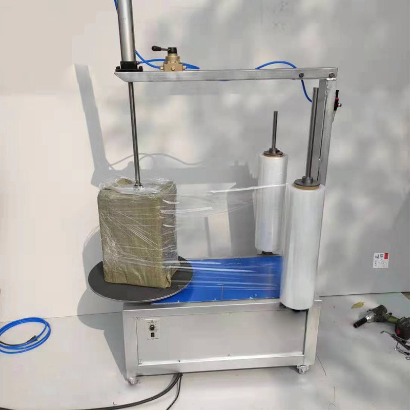 薄膜缠绕机全自动缠绕膜打包机拉伸膜缠绕机缠膜机手动保鲜膜包装