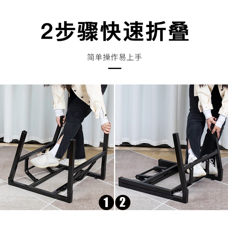 正方形折叠架子家用 高桌脚架子方桌脚架铁桌腿餐桌支架桌子腿