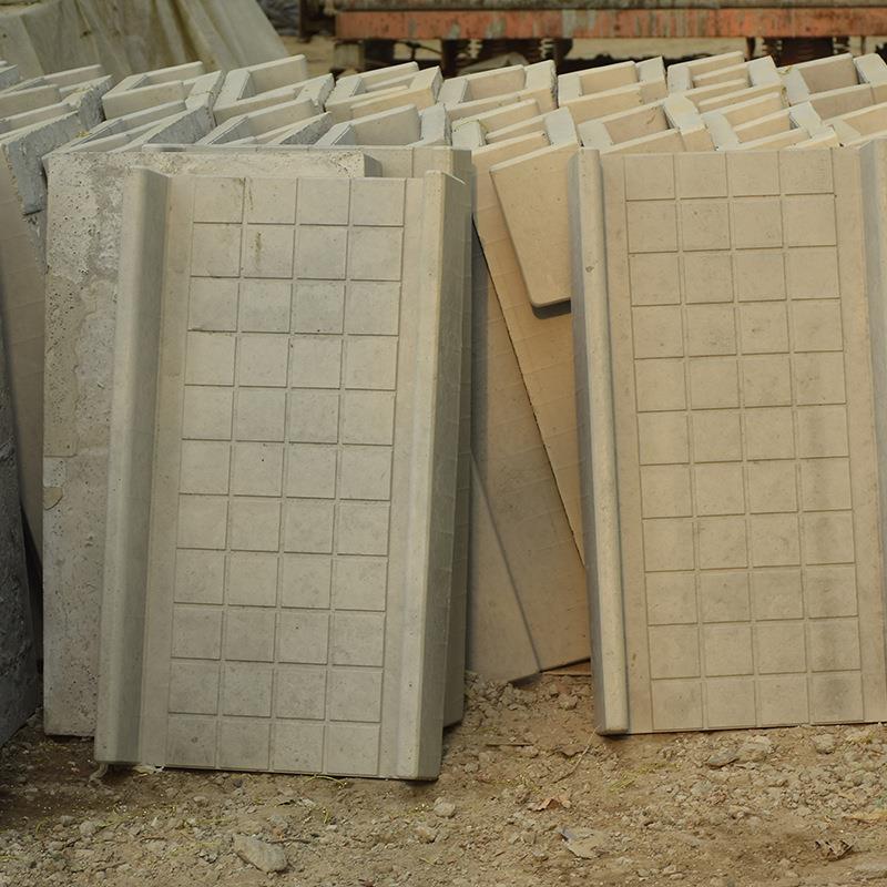 庭院菜沟板模具菜地铺路当石土田园围栏花池围栏方格水泥板地沟板