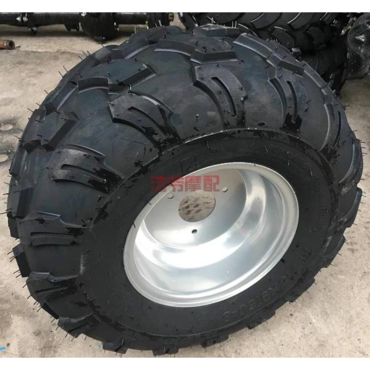 卡丁车四轮沙滩车8寸轮毂真空轮胎19X7-8寸 18X9.50-8寸轮胎轮毂