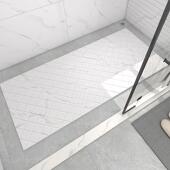 卫生间岩板仿大理石600 1200淋浴房防滑地砖浴室拉槽脚踏地板瓷砖