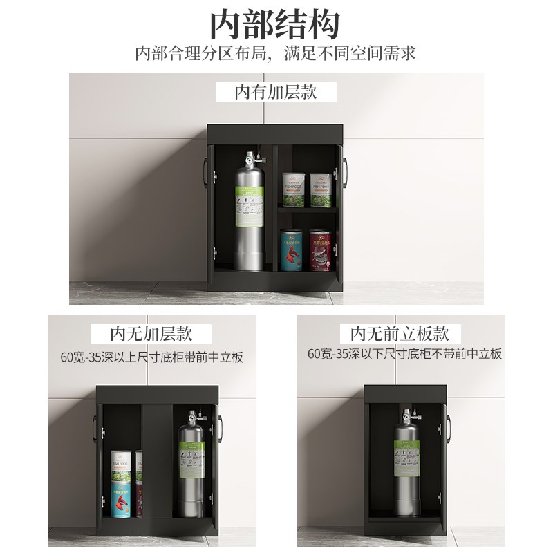 鱼缸放置柜鱼缸底柜底座非实木架子欧式隔断柜子家用承重80