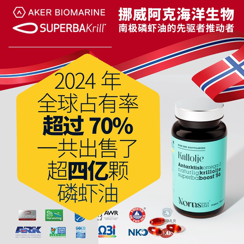 Norns挪威阿克进口南极磷虾油