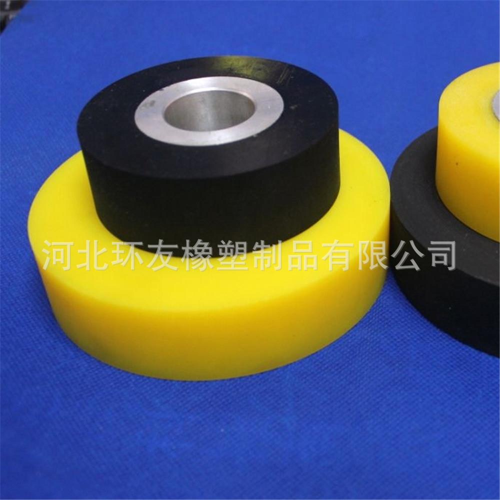 厂家供应贴膜机胶辊聚氨酯高耐磨不脱胶黄色新品