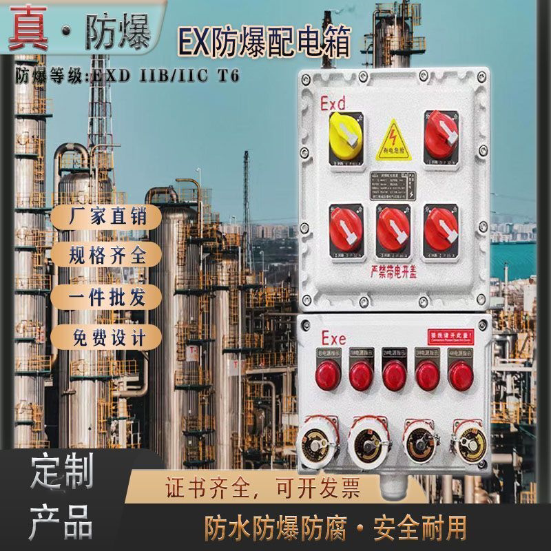 防爆配电箱接线箱检修插座箱照明开关箱动力控制箱温控仪表箱定制
