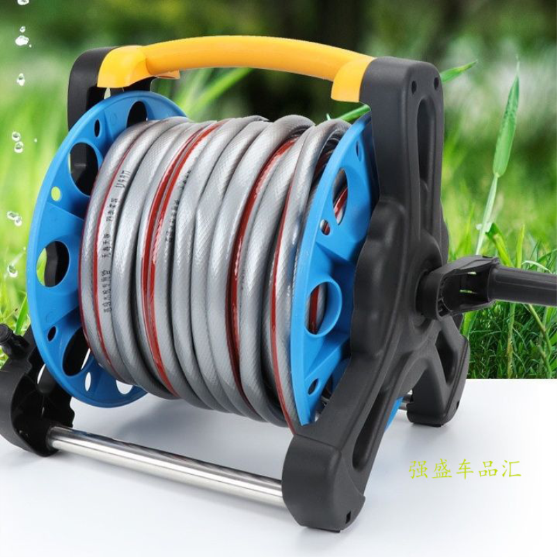 水管收纳车缠绕架收管器洗车绳子家用卷管器水管4分6分盘管高压管