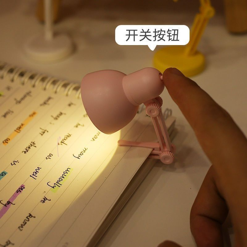 拼图冬灯小灯氛围ED夹子灯创意迷你小台灯可爱小夜灯学生护眼学习