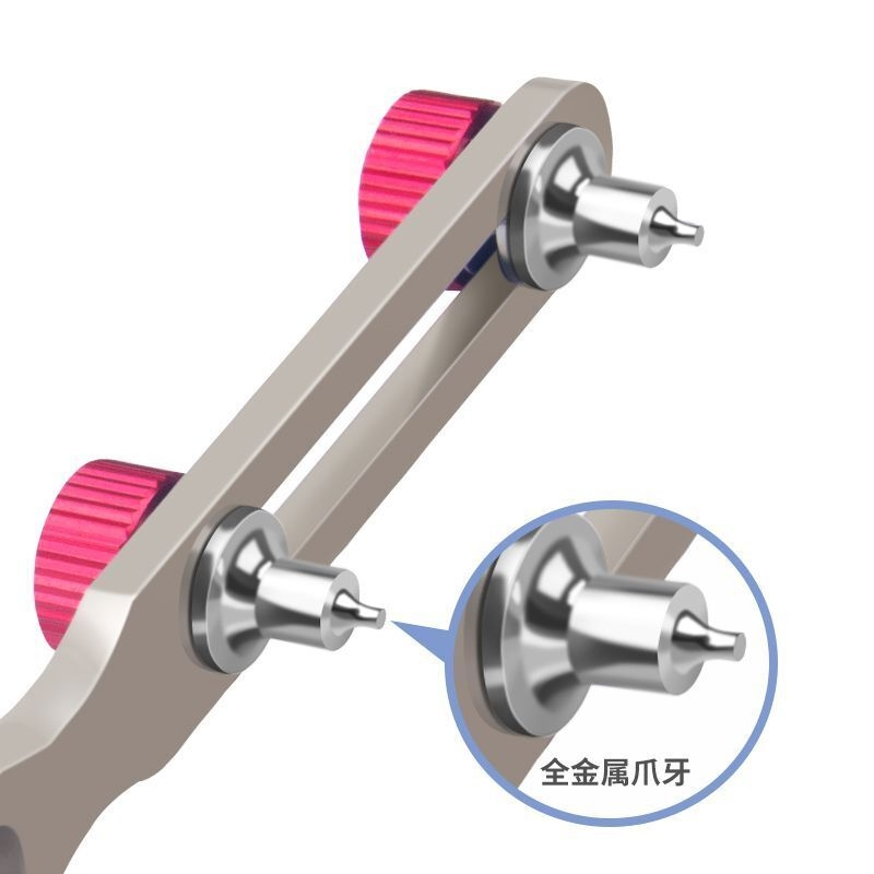 修表工具两爪开表器拆卸表后盖换电池工具专业机械表二爪开表盖器