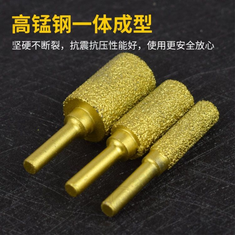 金刚石磨头硬质合金旋转锉内磨头手电钻金钢砂打磨钻钎焊铣刀钨钢