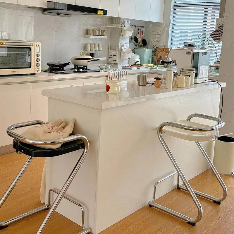 中古彩色家用吧台椅奶茶咖啡厅摄影高脚凳简约靠背网红酒吧椅餐椅,住宅家具,家用高脚椅,淘宝优惠券,粉丝福利购,淘宝优惠卷