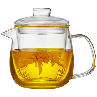 玻璃茶壶过滤红茶具小号加厚耐高温花茶壶家用煮茶单壶泡茶器套装