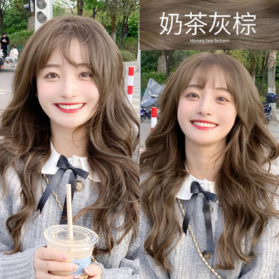文哥发品奶茶灰棕色染发剂膏免漂薄荷米粽榛果灰棕色显白植物女纯
