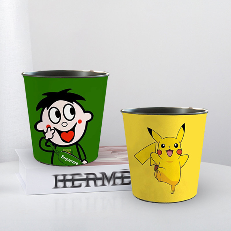 桌面垃圾桶创意卡通可爱轻奢无盖桌上卫生桶家用餐桌茶几小桶纸篓,家庭/个人清洁工具,垃圾桶,淘宝优惠券,粉丝福利购,淘宝优惠卷