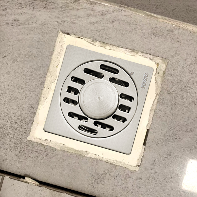 7.3cm方形碧桂园卫生间地漏改造防臭洗衣机两用防溢水迷你小尺寸