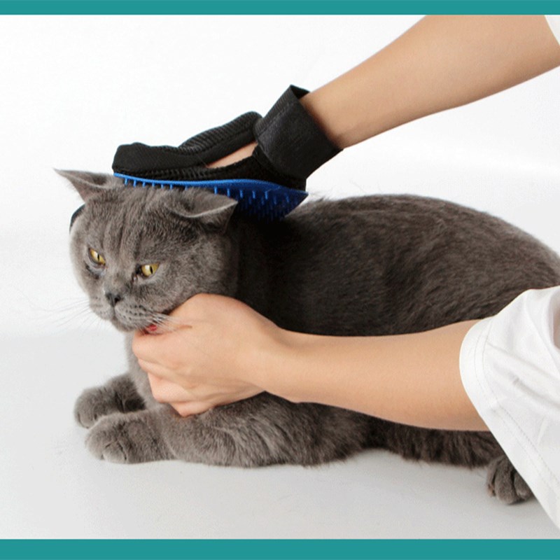 撸猫手套除毛神器梳毛刷去毛梳子宠物狗洗澡去浮毛清理器猫咪用品