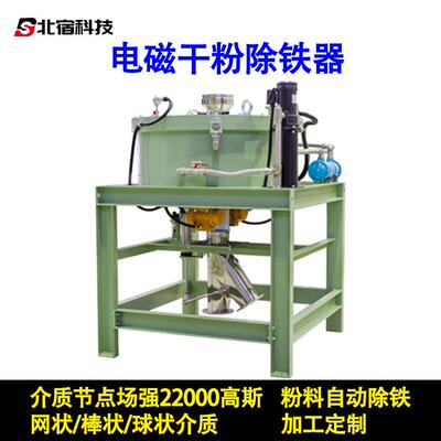 生产电磁磁选机除铁机械22000高斯自动除铁磁选机电磁干粉除铁器