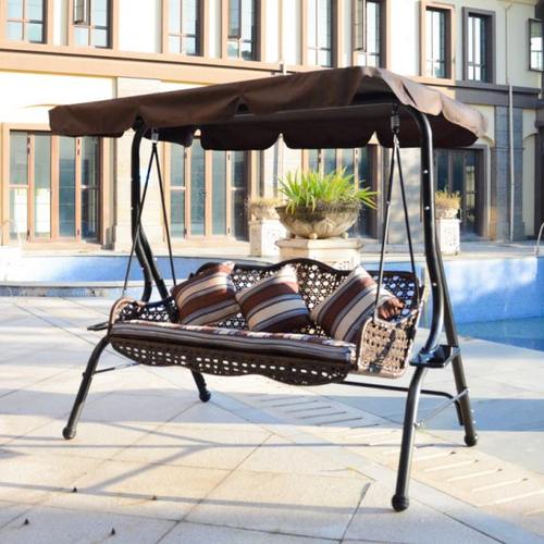 户外秋千庭院家用室外摇椅露台花园休闲吊床双人阳台吊椅荡秋千椅