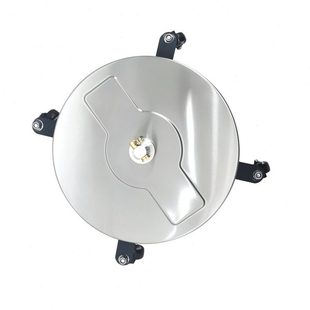 安格尔清洗机配件快插式 不锈钢洗地盘家用洗地器16.5英寸洗地刷