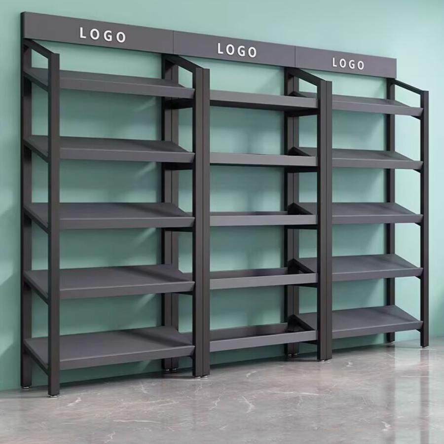 货架展示柜烟酒陈列零食置物产品超市便利店宠物样品鞋店书刊多层