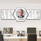 稻盛和夫办公室装 饰画六项精进名言壁画走廊励志公司文化墙挂画