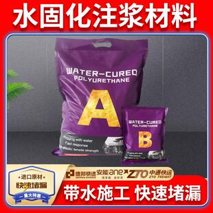 真牧水固化材料ab组注浆防水补漏打针双液高压灌浆机堵漏丙烯酸盐