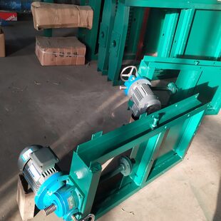 阀钢方除尘电动口使长板手电碳用卸灰卸料闸插板阀水泥插板阀一体