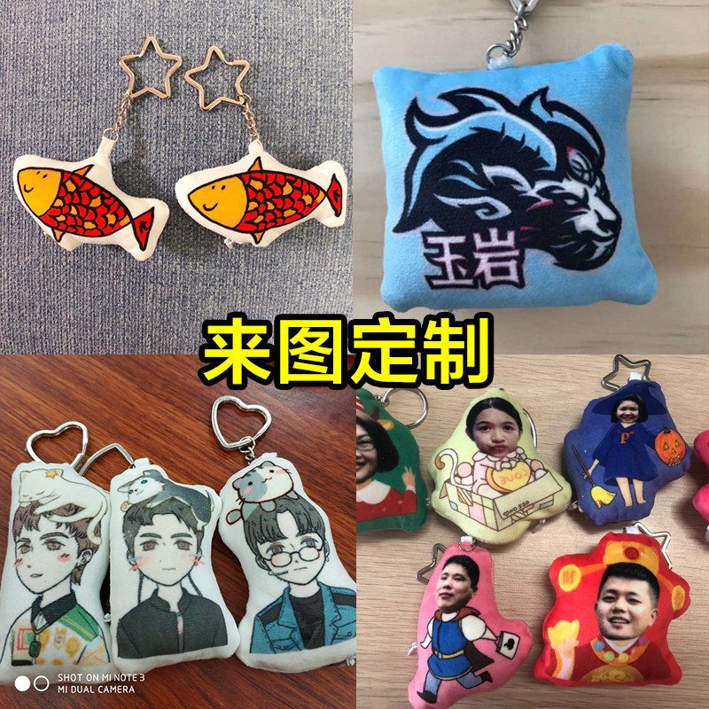 钥匙扣定制 定做宠物毕业创意diy 照片双面动漫挂件来图定制logo,节庆用品/礼品,钥匙扣,淘宝优惠券,粉丝福利购,淘宝优惠卷