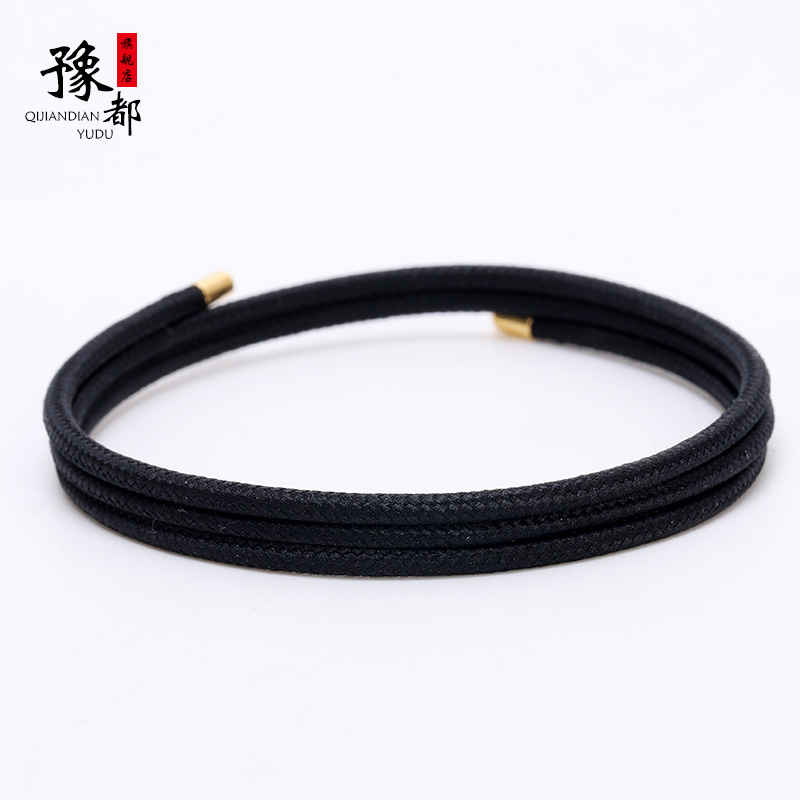 吸金绳相惜手链穿3D硬金转运珠手绳磁I铁串珠磁力绳多圈路路通红