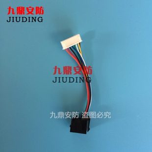 5004彩色可视门铃对讲RJ45转接线8芯转网口水晶头连接数据 立林L8
