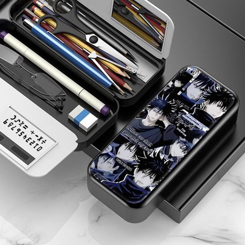 咒术回战文具盒五条悟周边小学生大容量笔袋儿童铅W笔盒网红收纳